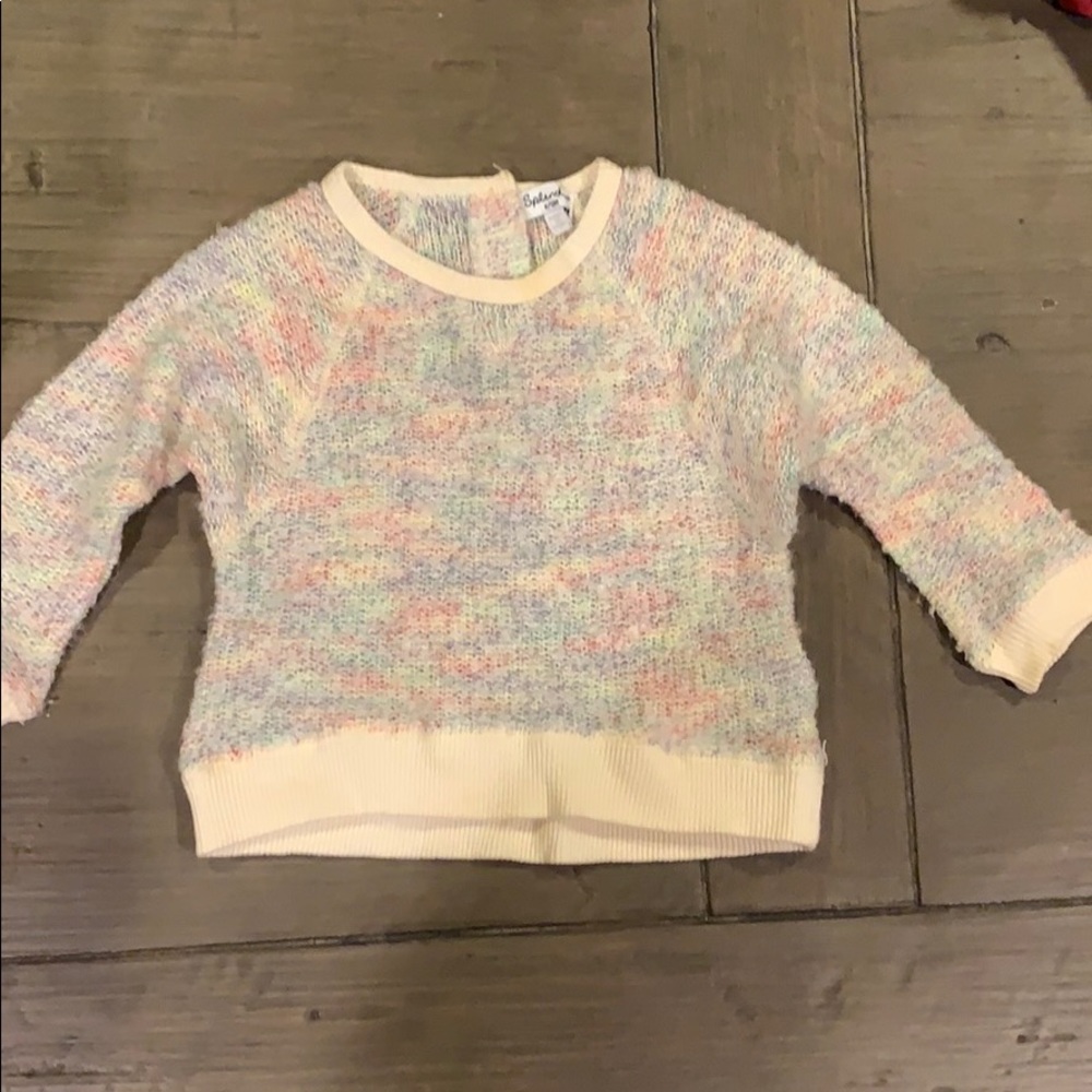 Splendid Rainbow Knit Sweater